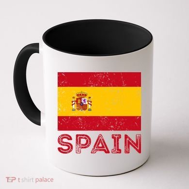 Vintage Spain Country Flag Spanish Coffee Mug
