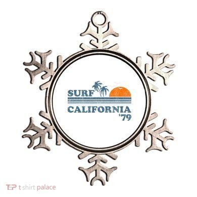 Vintage Surf California Beach Retro Sunset Surf 70S Gift Ornament