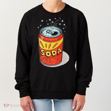 Vibrant Soda Can Pop Art Style Women's Sweatshirt