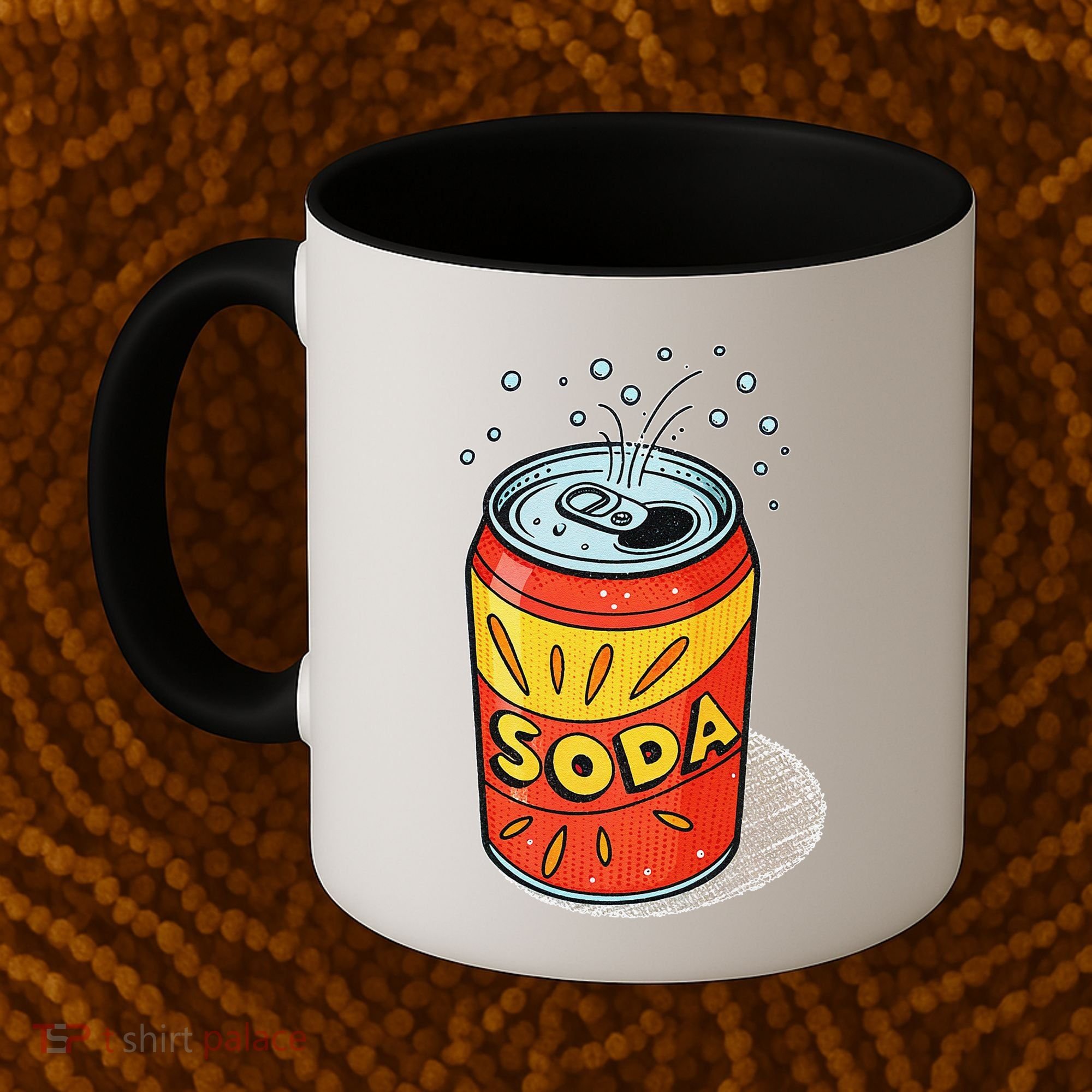 Vibrant Soda Can Pop Art Style Coffee Mug