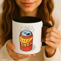 Vibrant Soda Can Pop Art Style Coffee Mug thumb 3