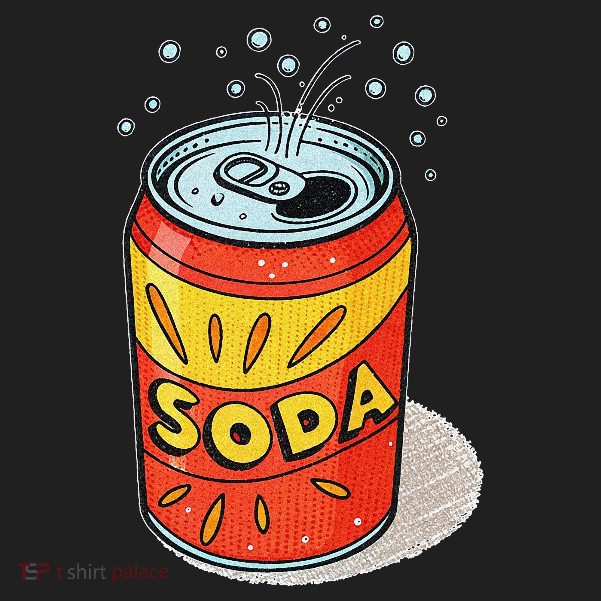 Vibrant Soda Can Pop Art Style District V.I.T. Heavyweight Hoodie