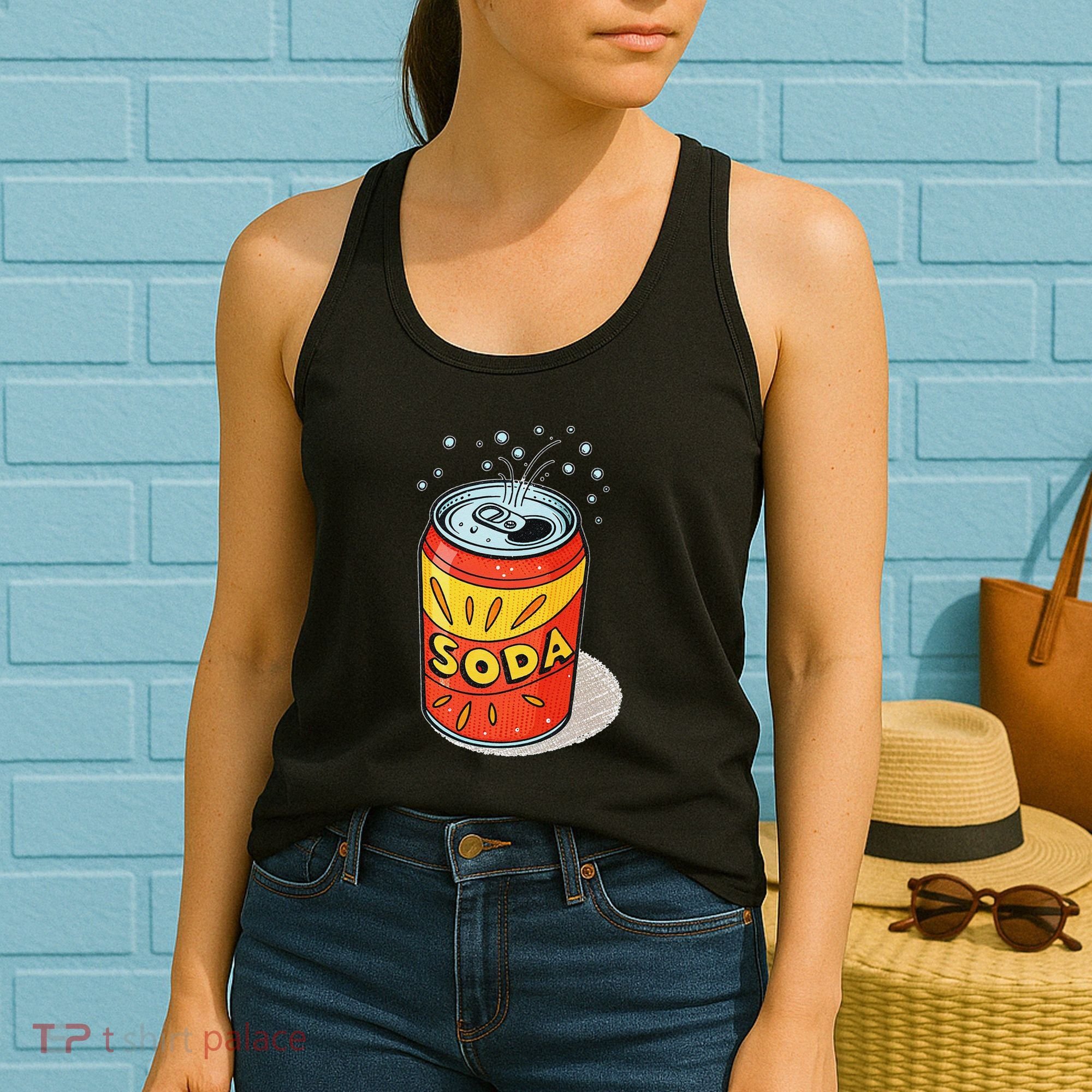 Vibrant Soda Can Pop Art Style Women's Tank Top