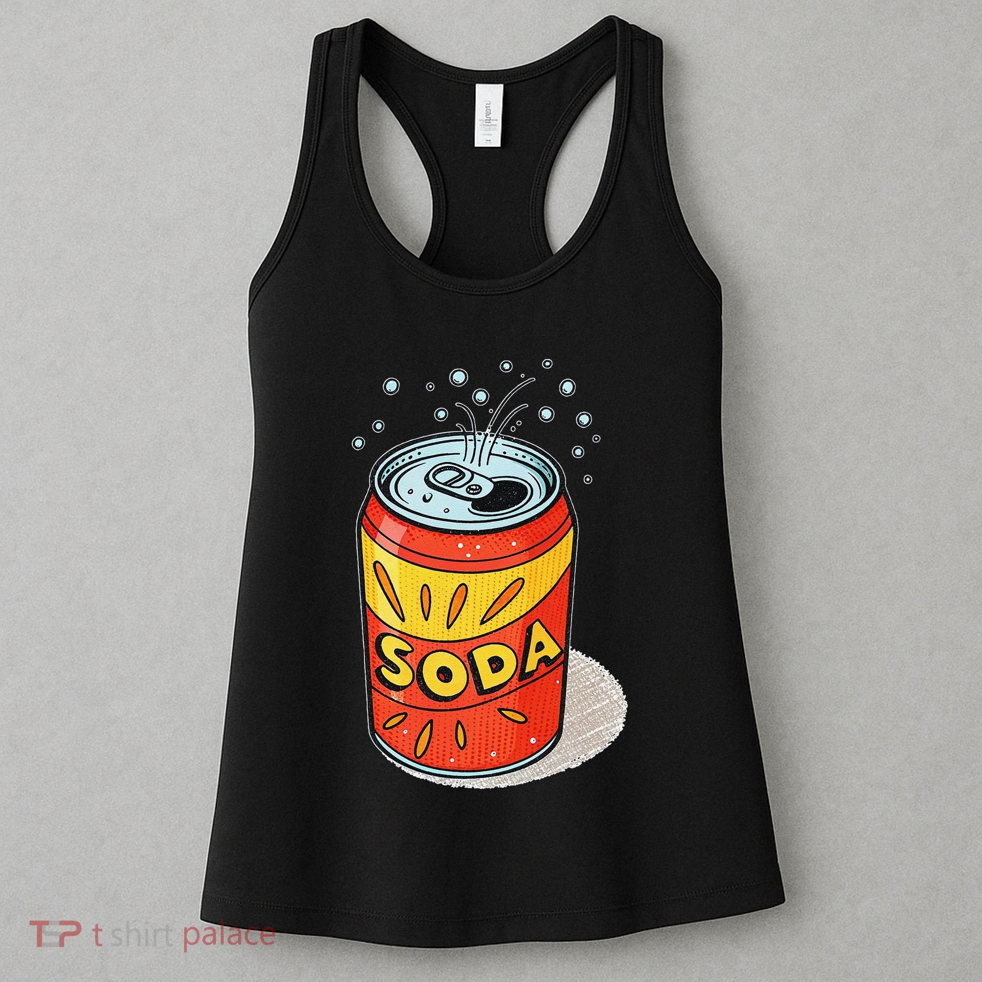 Vibrant Soda Can Pop Art Style Women's Tank Top