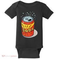 Vibrant Soda Can Pop Art Style Baby Bodysuit thumb 0