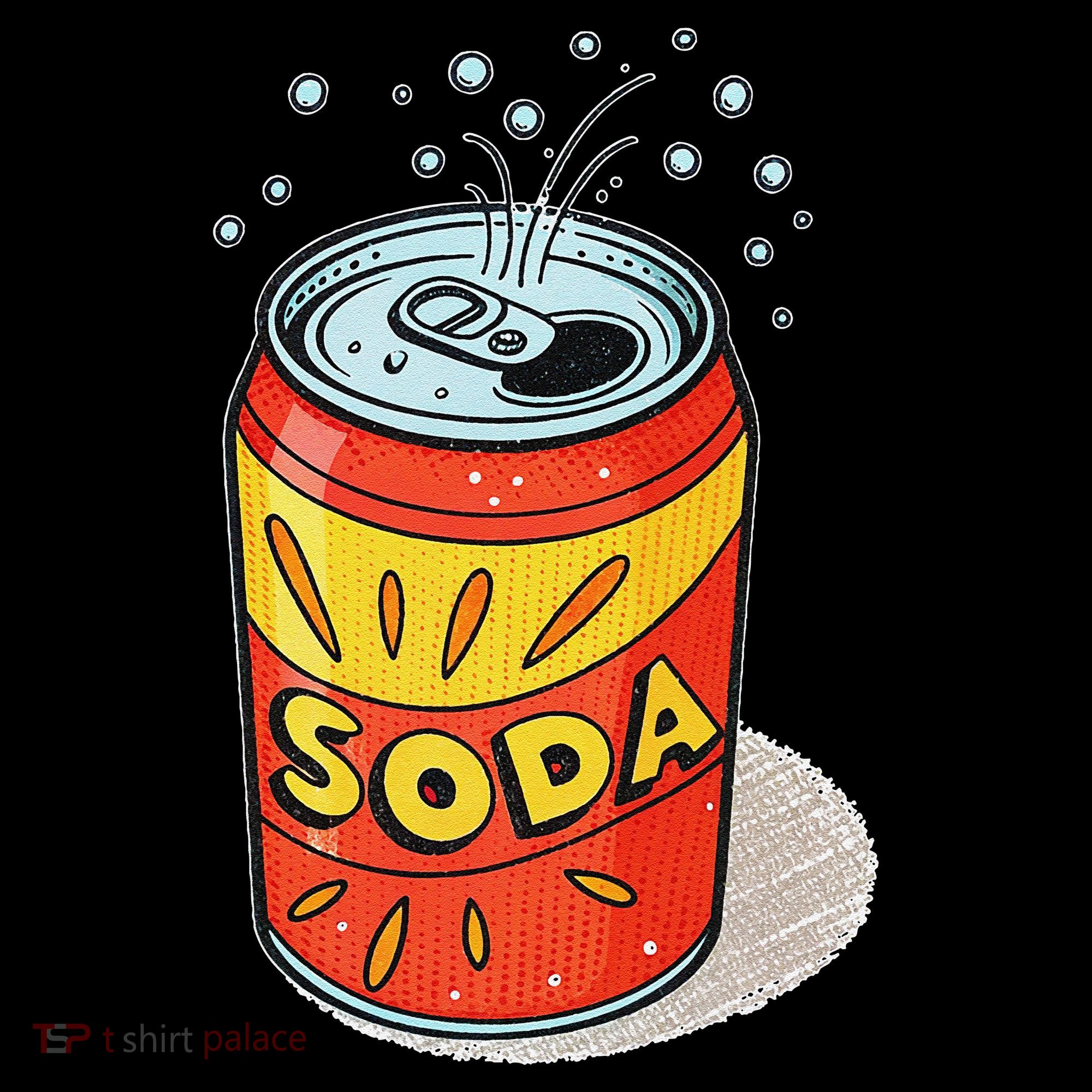 Vibrant Soda Can Pop Art Style Baby Bodysuit