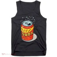 Vibrant Soda Can Pop Art Style Tank Top thumb 0
