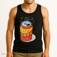 Vibrant Soda Can Pop Art Style Tank Top thumb 3
