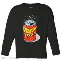 Vibrant Soda Can Pop Art Style Toddler Long Sleeve Shirt thumb 0