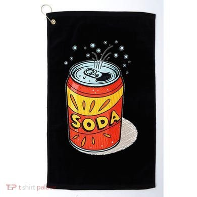 Vibrant Soda Can Pop Art Style Golf Towel