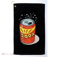 Vibrant Soda Can Pop Art Style Golf Towel thumb 0