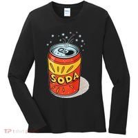 Vibrant Soda Can Pop Art Style Women's Long Sleeve Shirt thumb 0