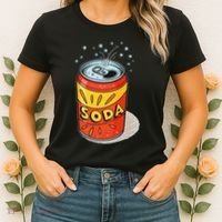 Vibrant Soda Can Pop Art Style Women's T-Shirt thumb 2
