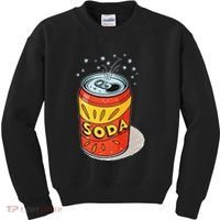 Vibrant Soda Can Pop Art Style Kids Sweatshirt thumb 0