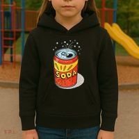 Vibrant Soda Can Pop Art Style Kids Hoodie thumb 3