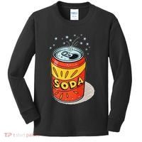 Vibrant Soda Can Pop Art Style Kids Long Sleeve Shirt thumb 0