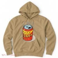 Vibrant Soda Can Pop Art Style Hoodie thumb 0