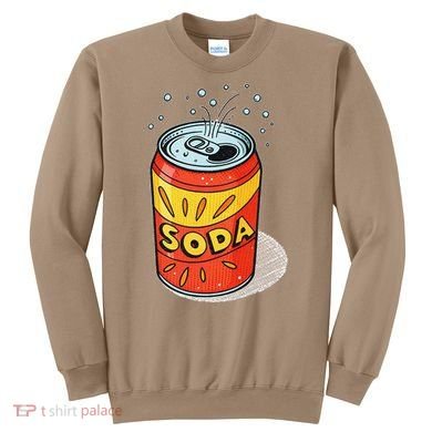 Vibrant Soda Can Pop Art Style Sweatshirt