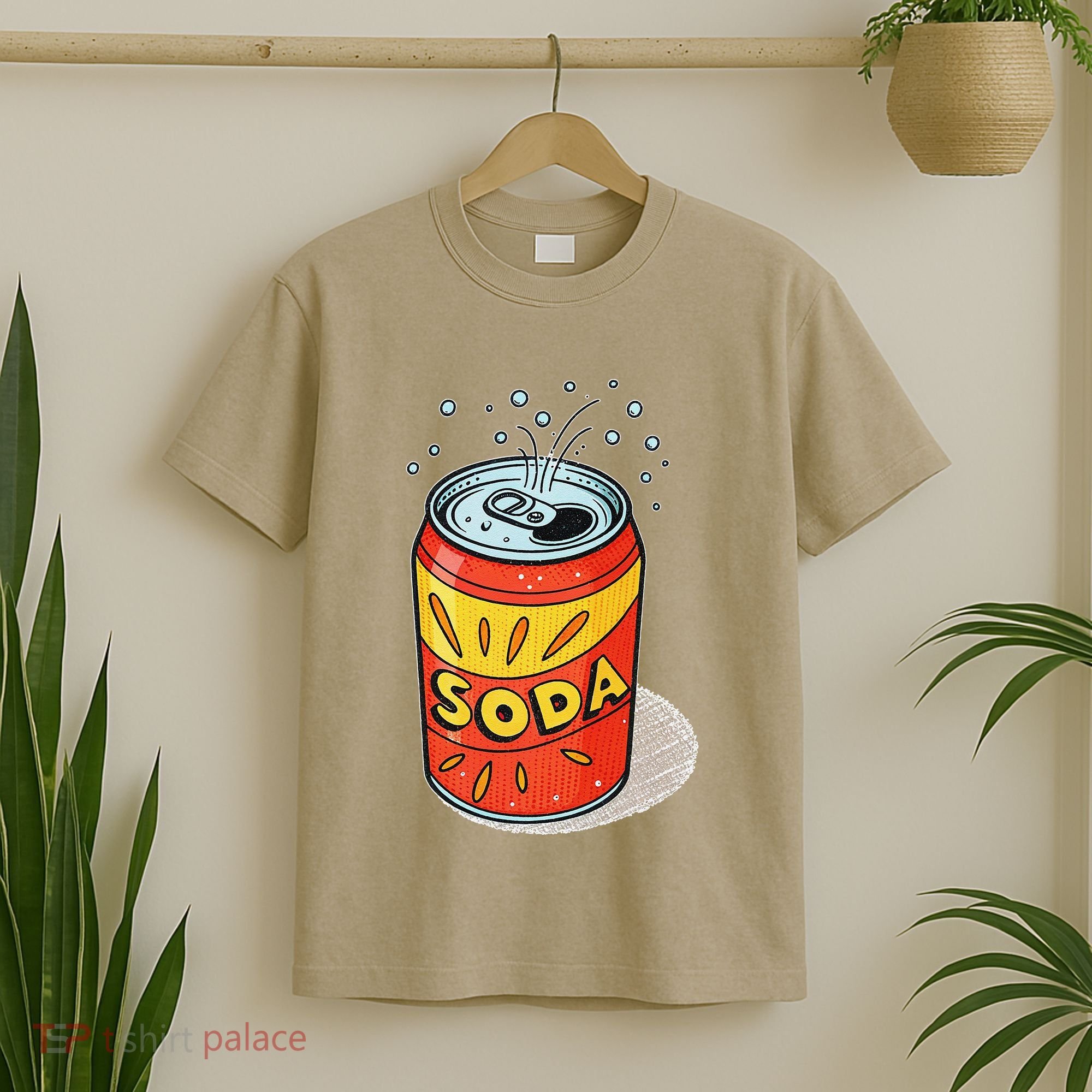 Vibrant Soda Can Pop Art Style T-Shirt