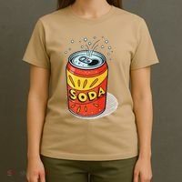 Vibrant Soda Can Pop Art Style T-Shirt thumb 4