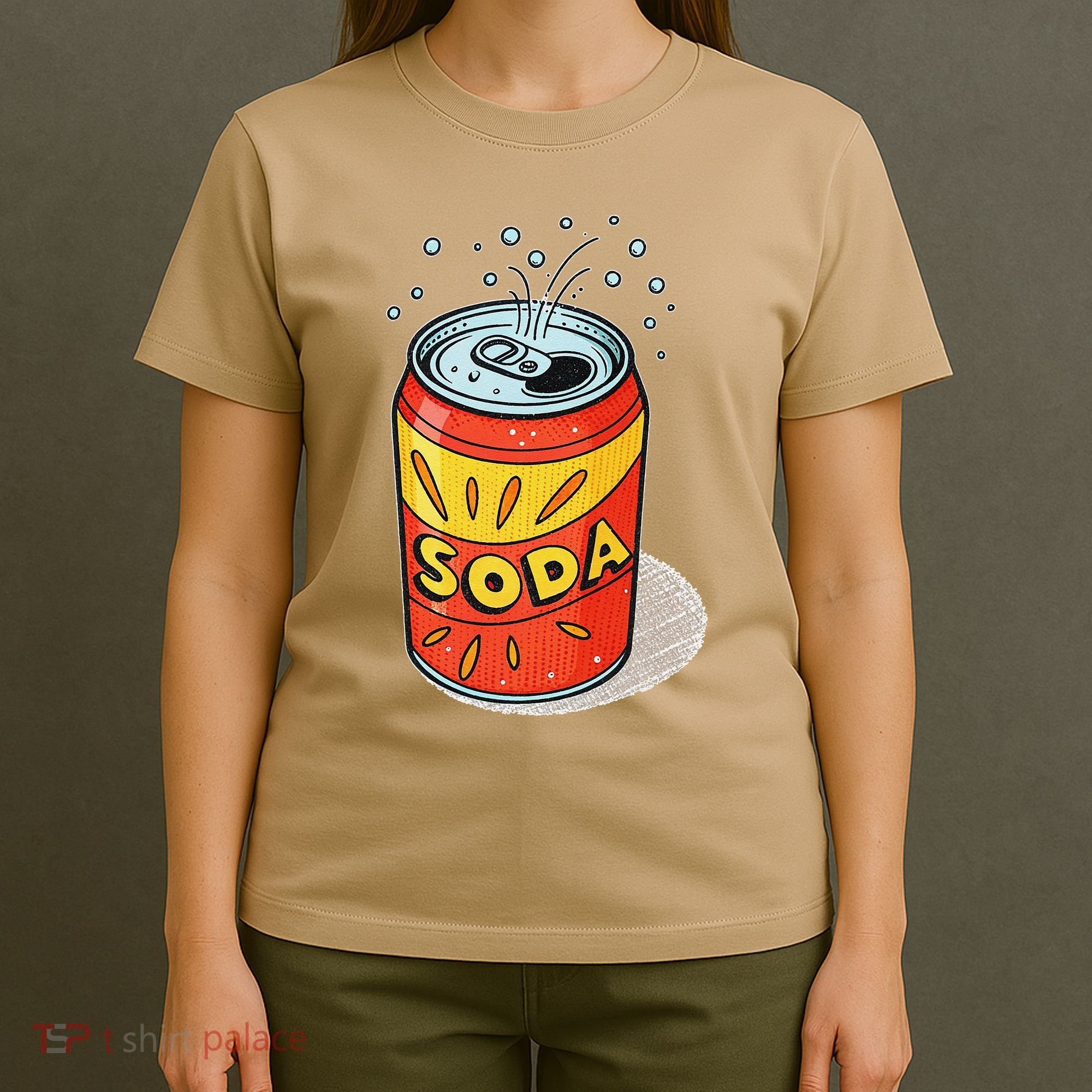 Vibrant Soda Can Pop Art Style T-Shirt