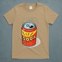 Vibrant Soda Can Pop Art Style T-Shirt thumb 5