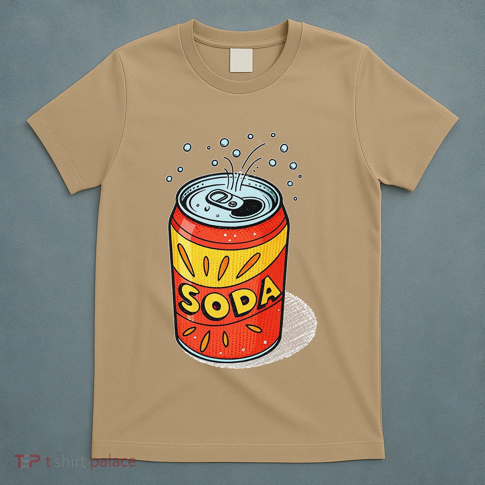 Vibrant Soda Can Pop Art Style T-Shirt