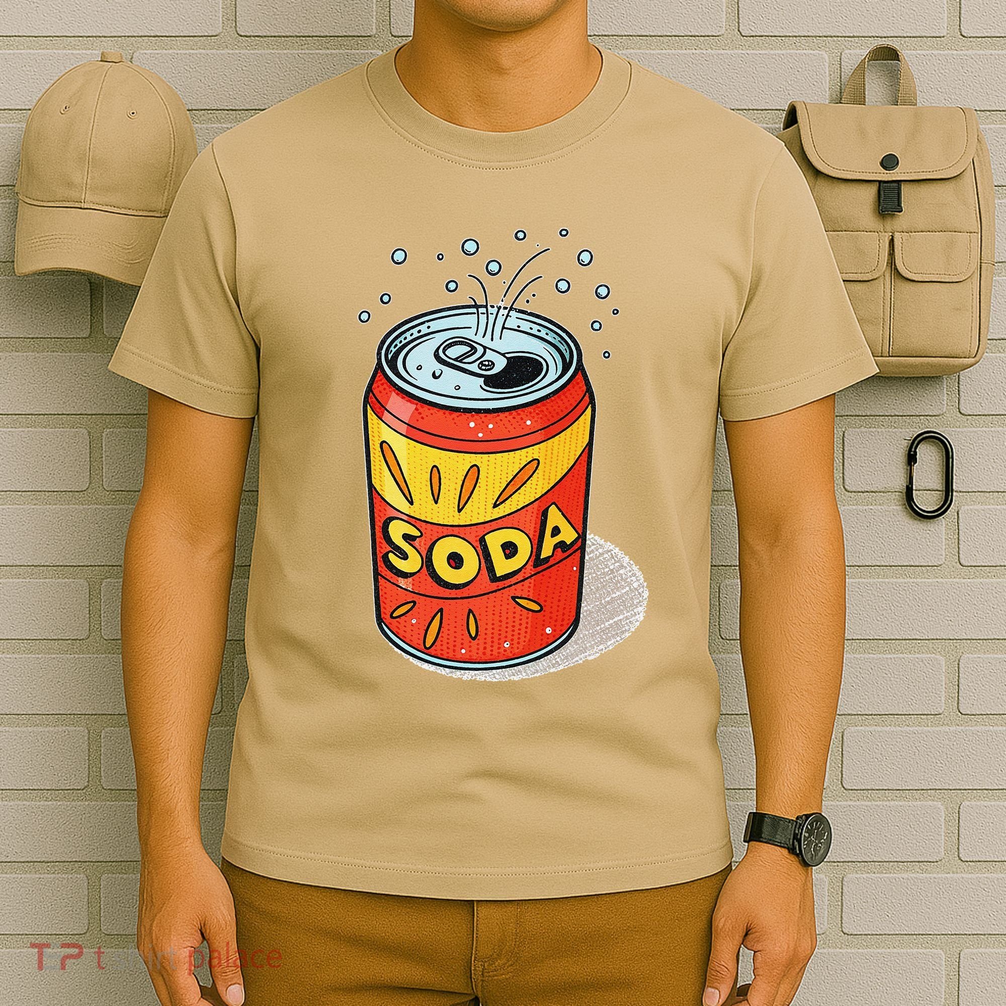 Vibrant Soda Can Pop Art Style T-Shirt