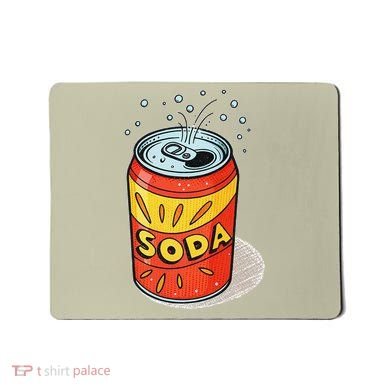 Vibrant Soda Can Pop Art Style Mousepad