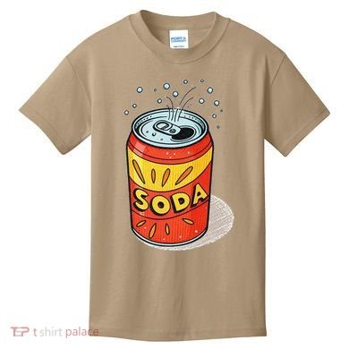 Vibrant Soda Can Pop Art Style Kids T-Shirt