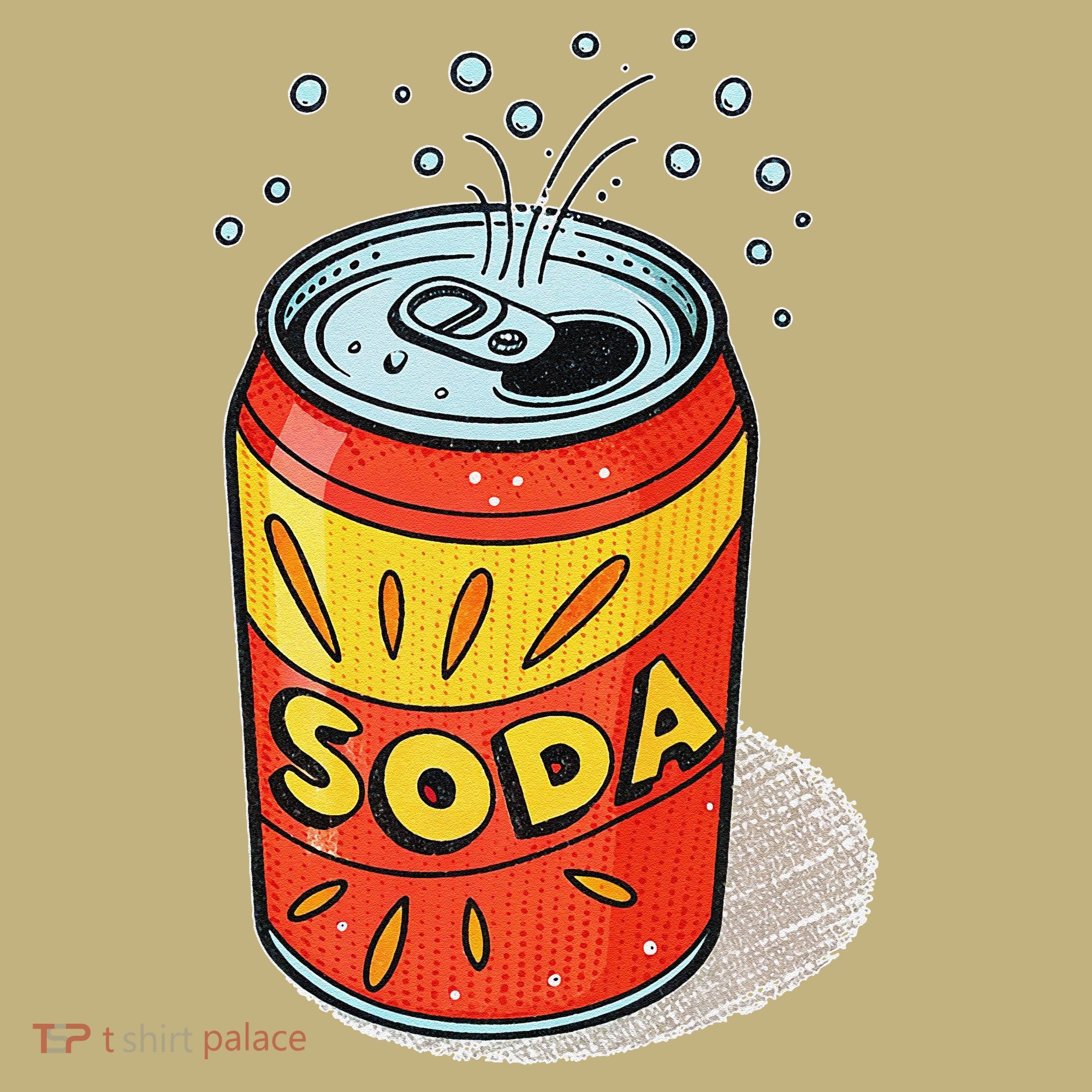 Vibrant Soda Can Pop Art Style Kids T-Shirt