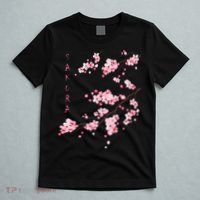 Vintage Sakura Cherry Blossom Japanese Graphical Art T-Shirt thumb 5