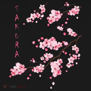 Vintage Sakura Cherry Blossom Japanese Graphical Art Tote Bag