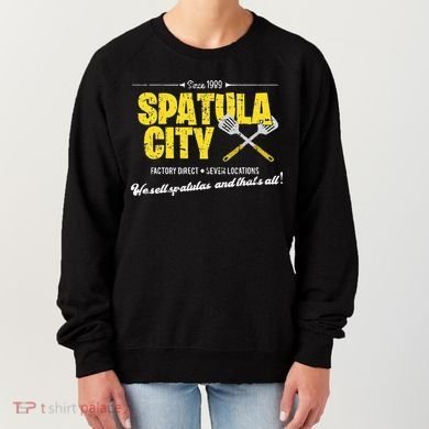 Vintage Spatula City Distressed Women's Sweatshirt