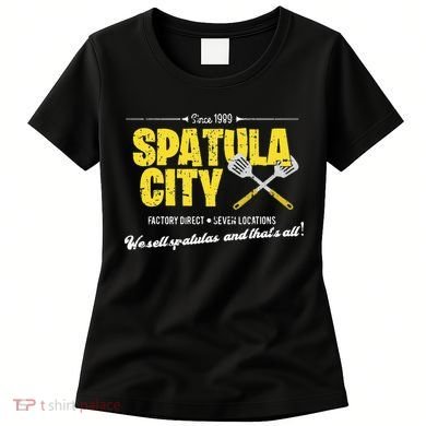 Vintage Spatula City Distressed Women's T-Shirt