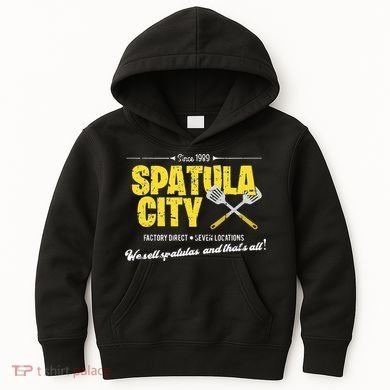 Vintage Spatula City Distressed Kids Hoodie