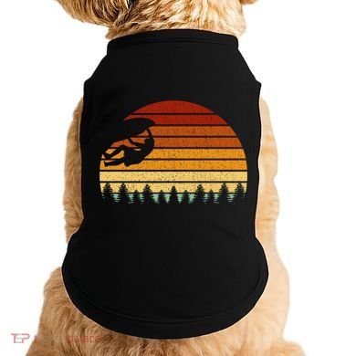 Vintage Sunset Climbing Gift For Climbers And Boulderers Gift Doggie Tank