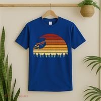 Vintage Sunset Climbing Gift For Climbers And Boulderers Gift T-Shirt thumb 2