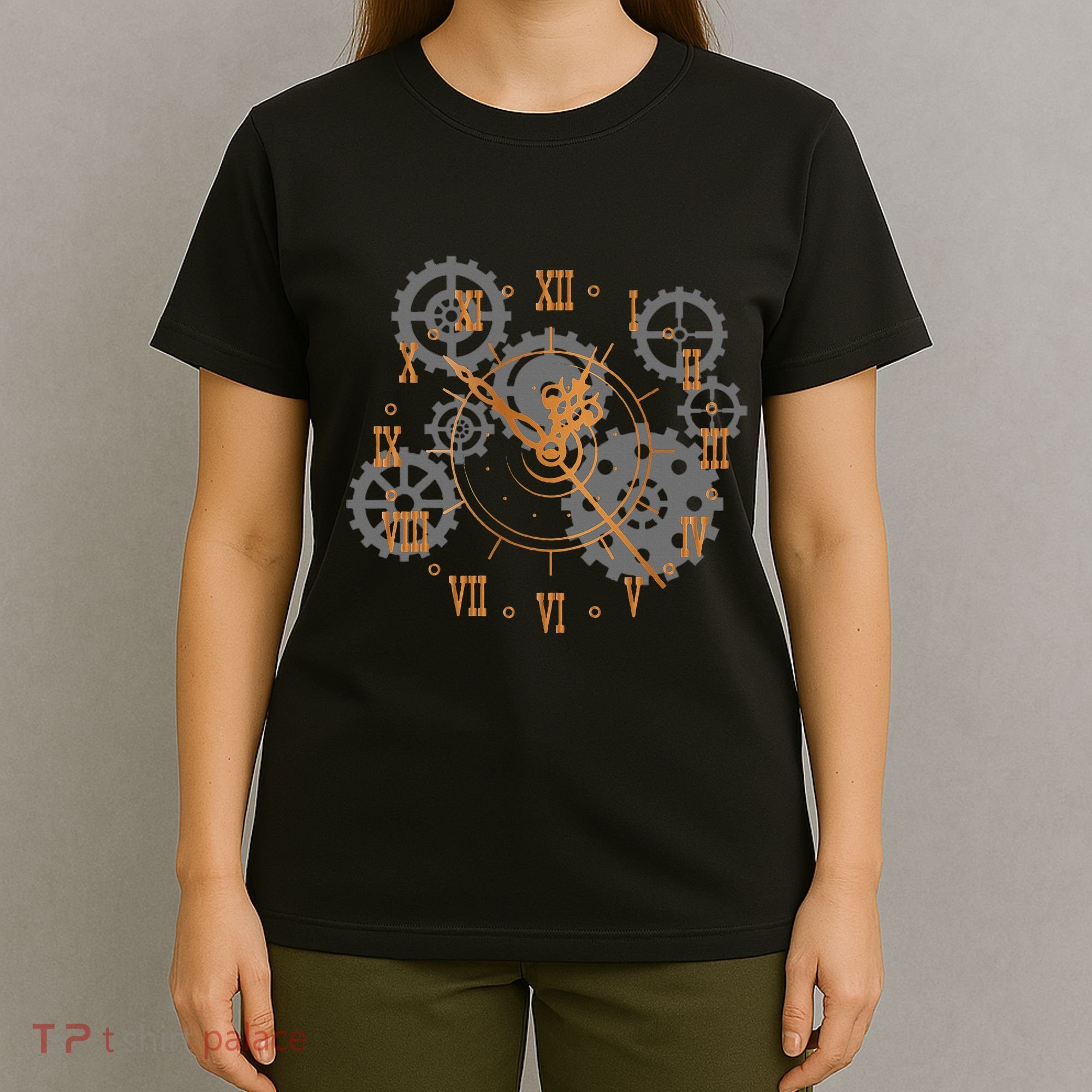Vintage Steampunk Clock Gears Steampunk T-Shirt