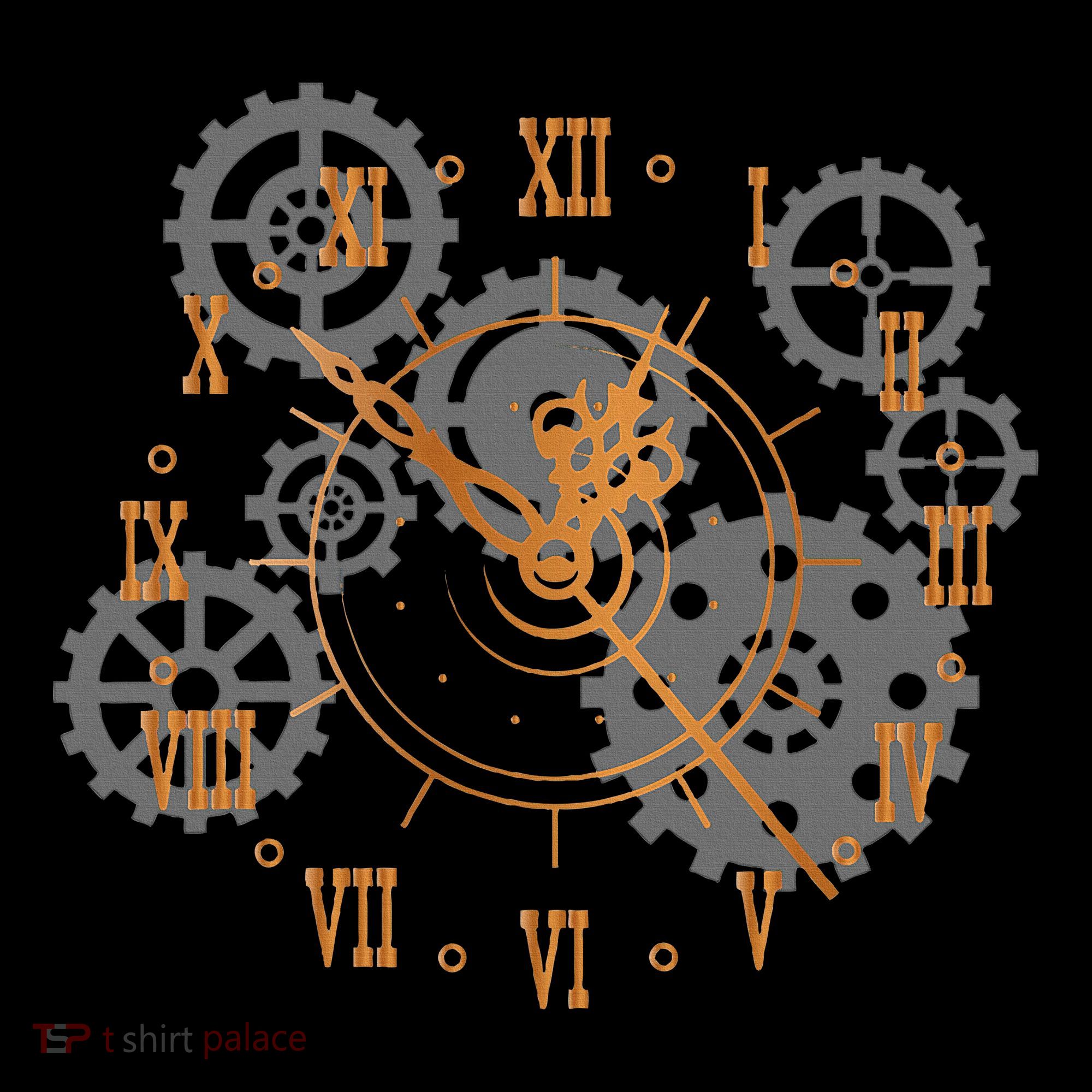 Vintage Steampunk Clock Gears Steampunk T-Shirt