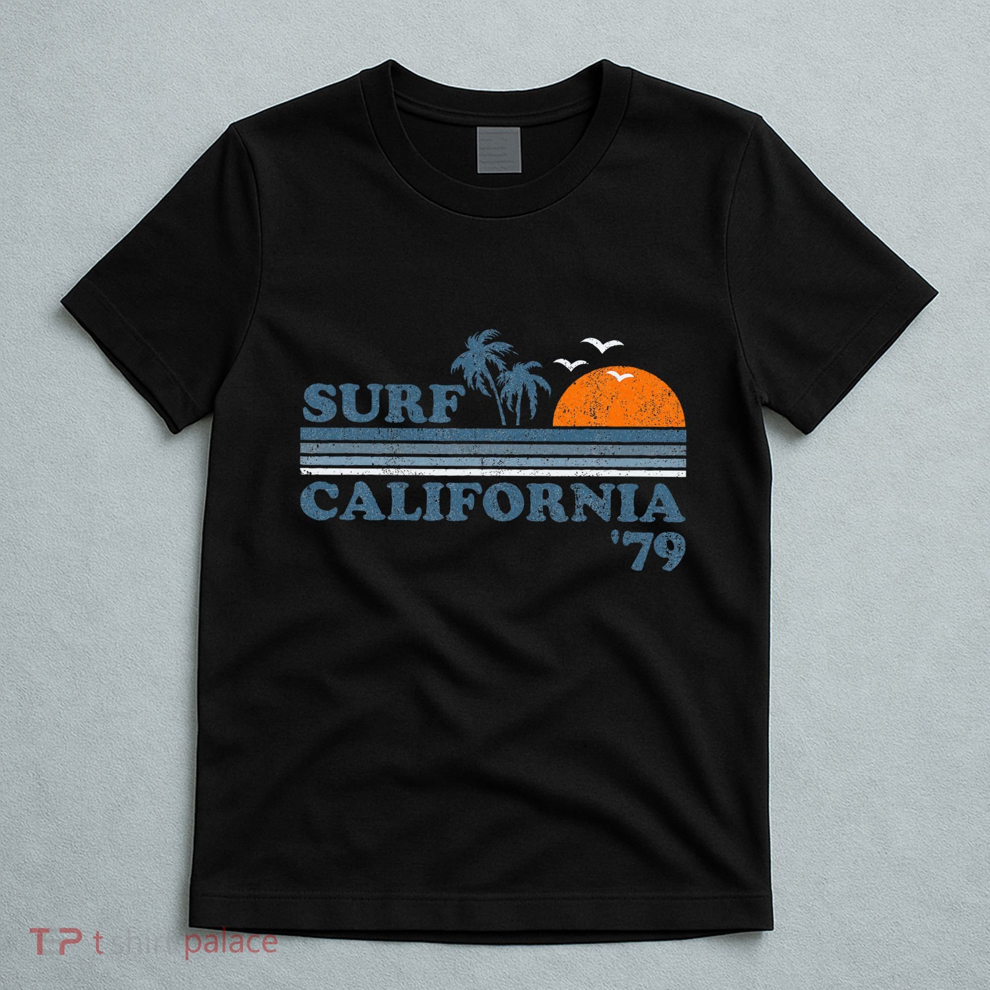 Vintage Surf California Beach Retro Sunset Surf 70s T-Shirt