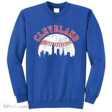 Vintage Skyline Cleveland Baseball Sweatshirt