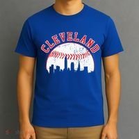 Vintage Skyline Cleveland Baseball T-Shirt thumb 3