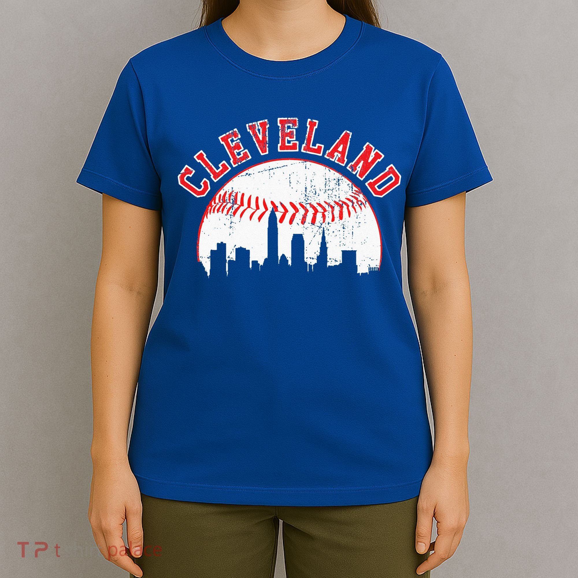 Vintage Skyline Cleveland Baseball T-Shirt