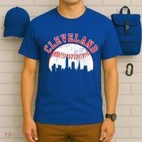Vintage Skyline Cleveland Baseball T-Shirt thumb 6