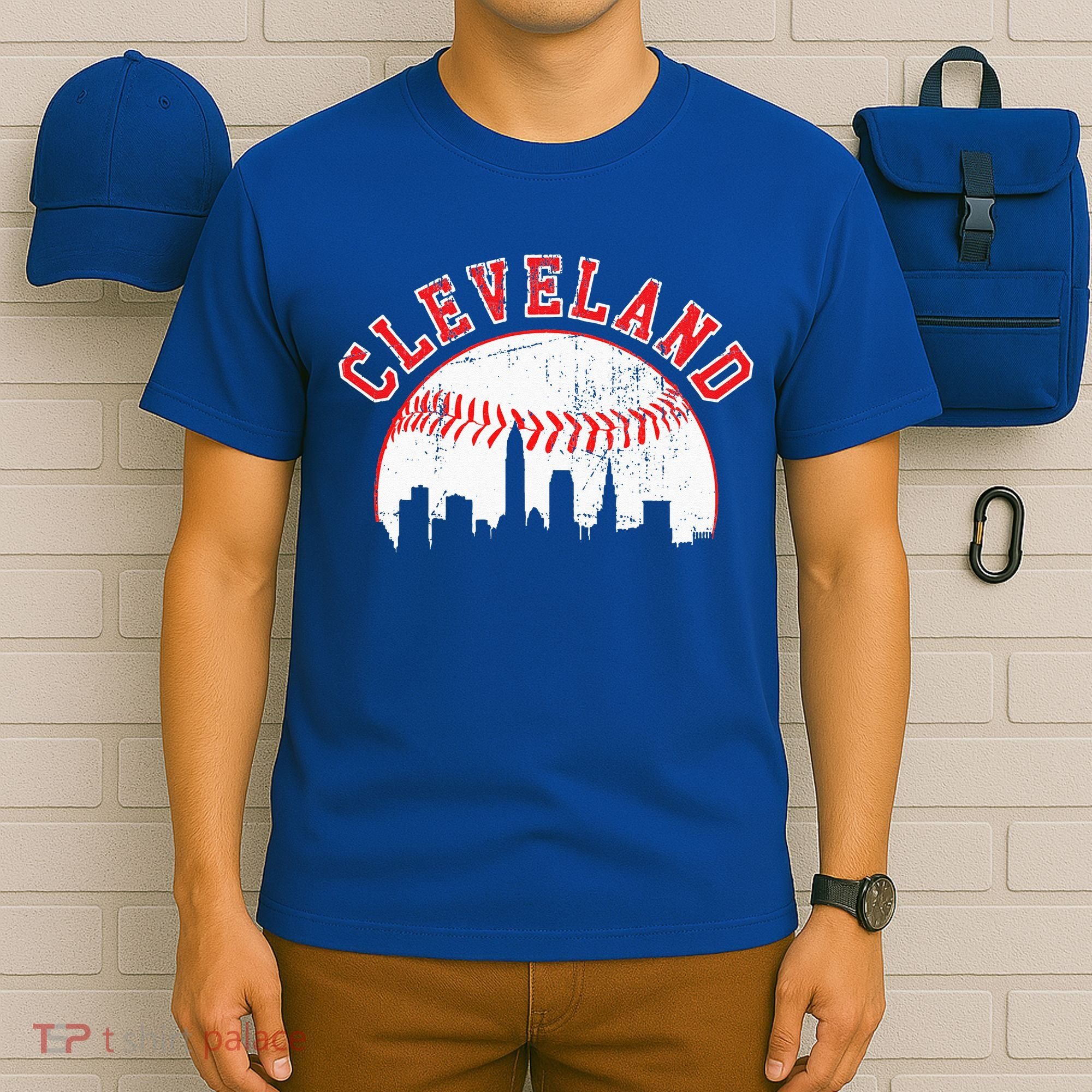 Vintage Skyline Cleveland Baseball T-Shirt
