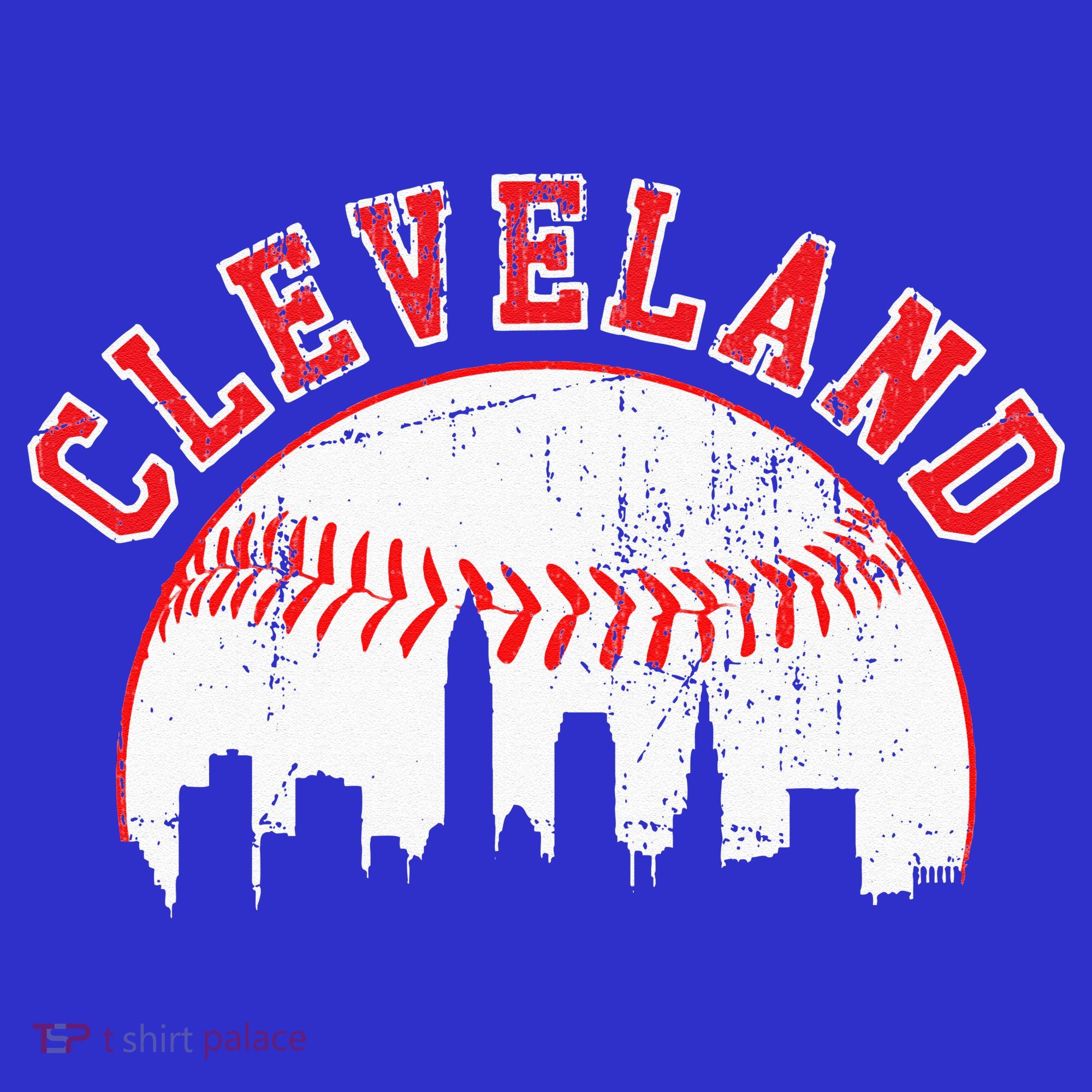 Vintage Skyline Cleveland Baseball T-Shirt