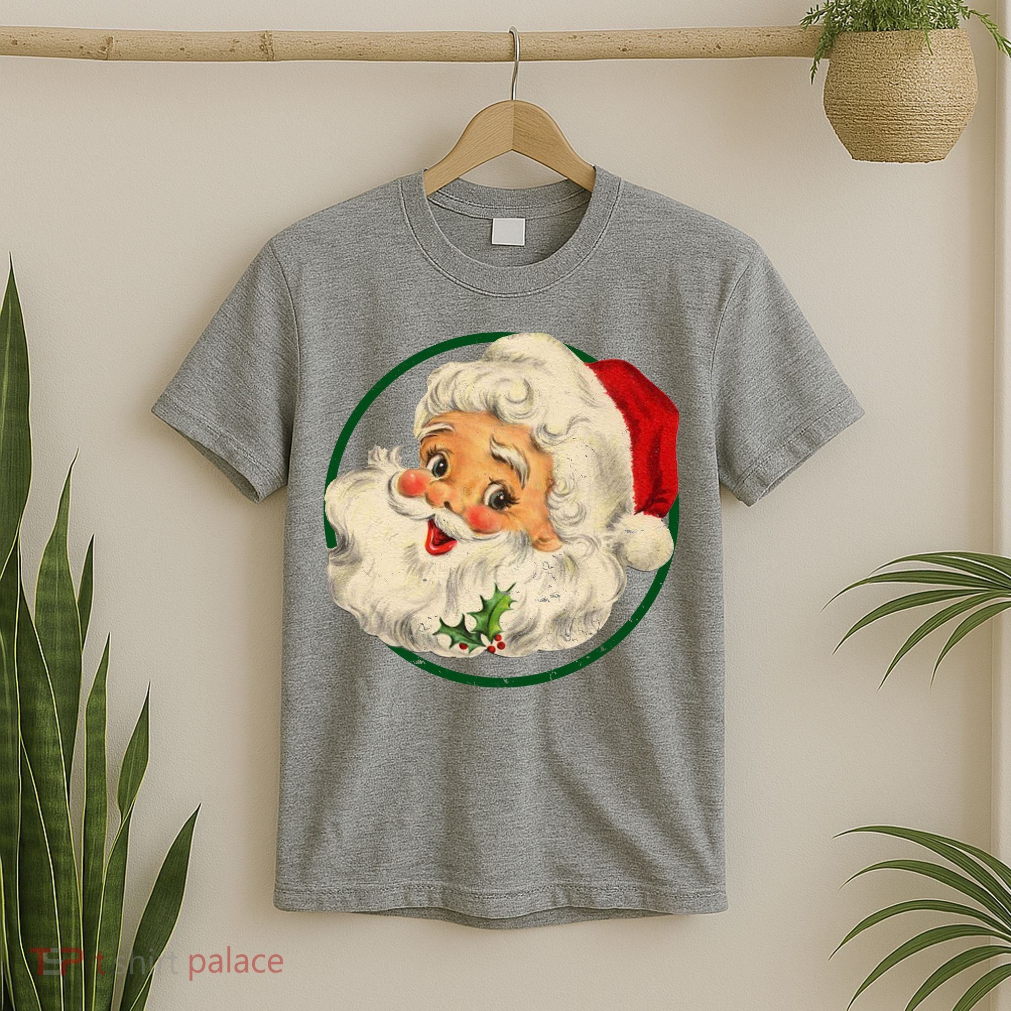 Vintage Santa Claus Christmas Gift T-Shirt
