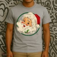 Vintage Santa Claus Christmas Gift T-Shirt thumb 3