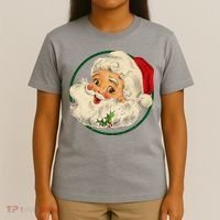 Vintage Santa Claus Christmas Gift T-Shirt thumb 4